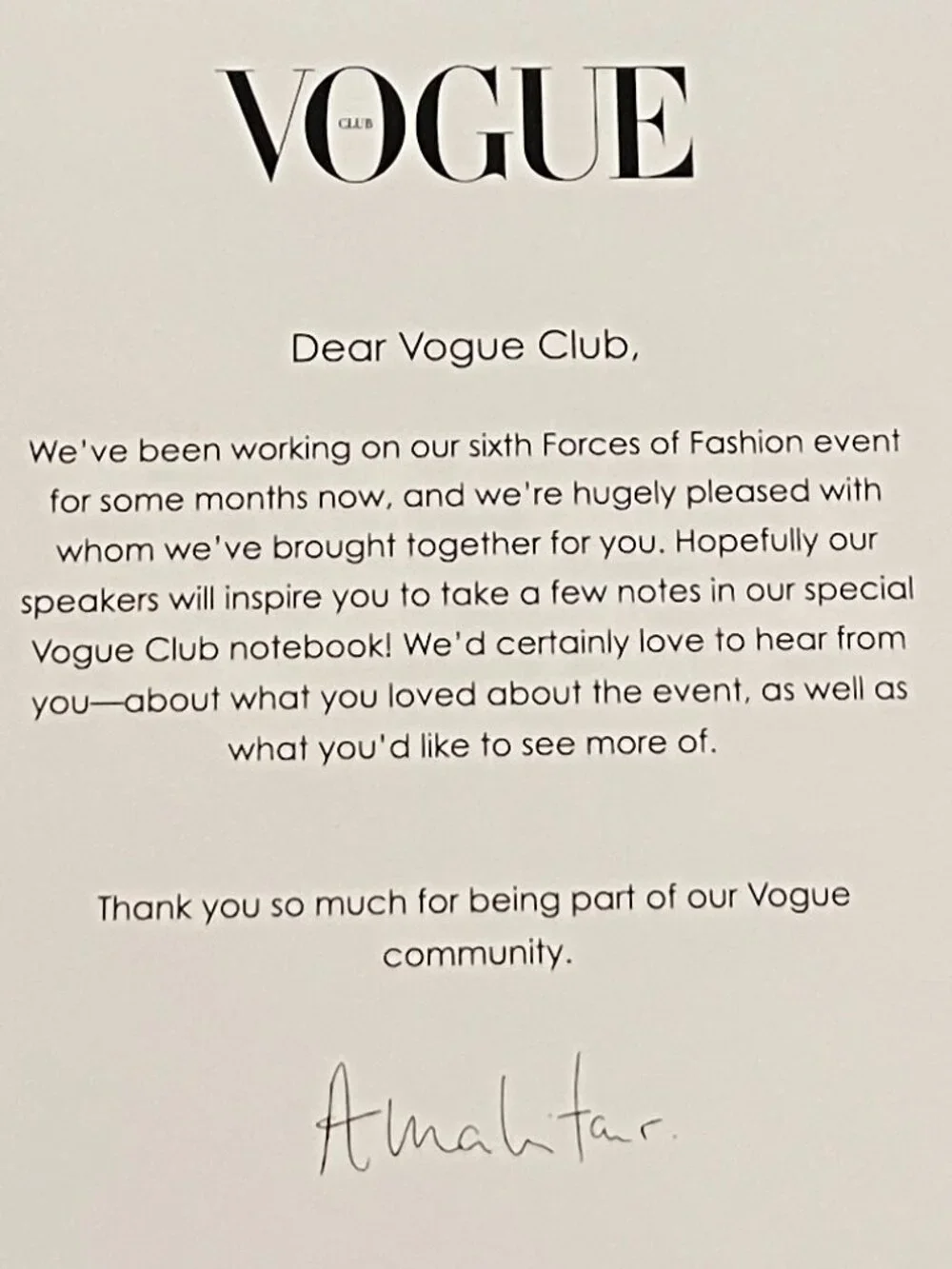 🆕 Vogue Club Notebook and Gift Box - NEW